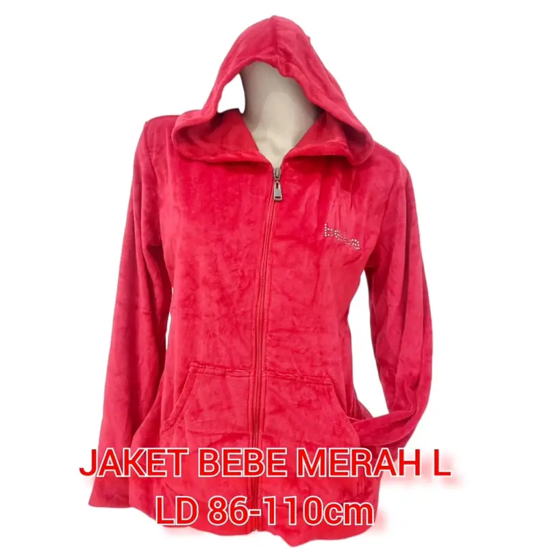 Jaket Bebe wanita beludru halus 3