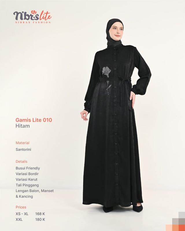 NIBRAS LITE 010 GAMIS SERAGAMAN MURAH CANTIK FULL WARNA SALE PROMO MURAH MERIAH HARGA AMBYAR SALE 4
