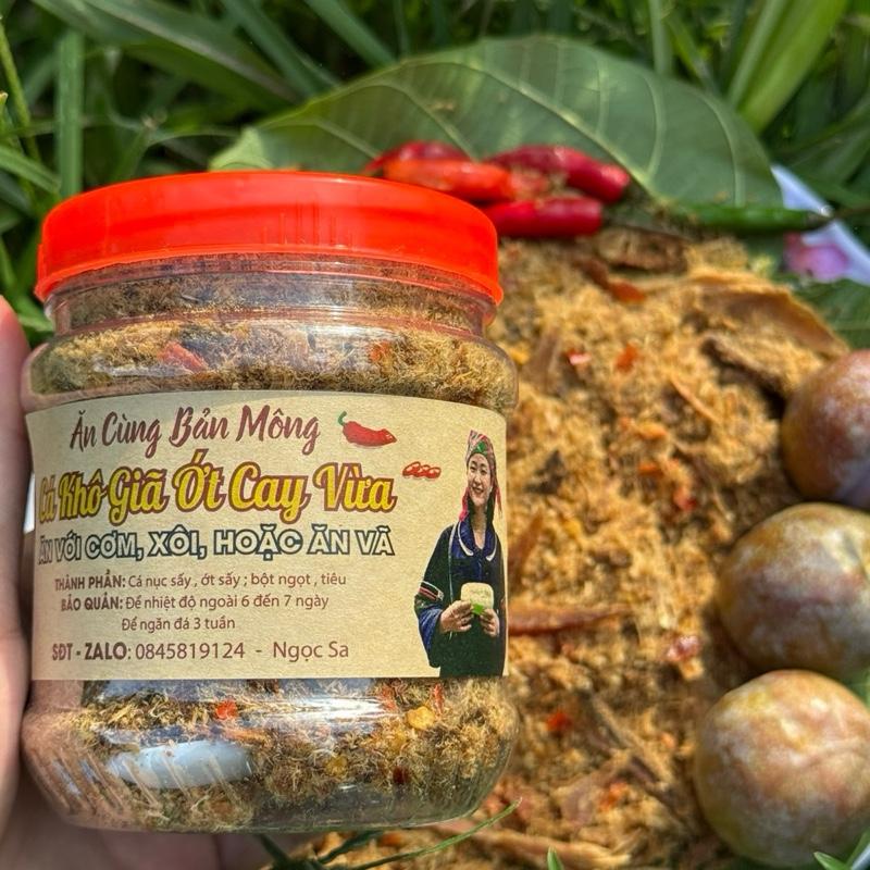  cá khô giã ớt siêu ngon 200g 
