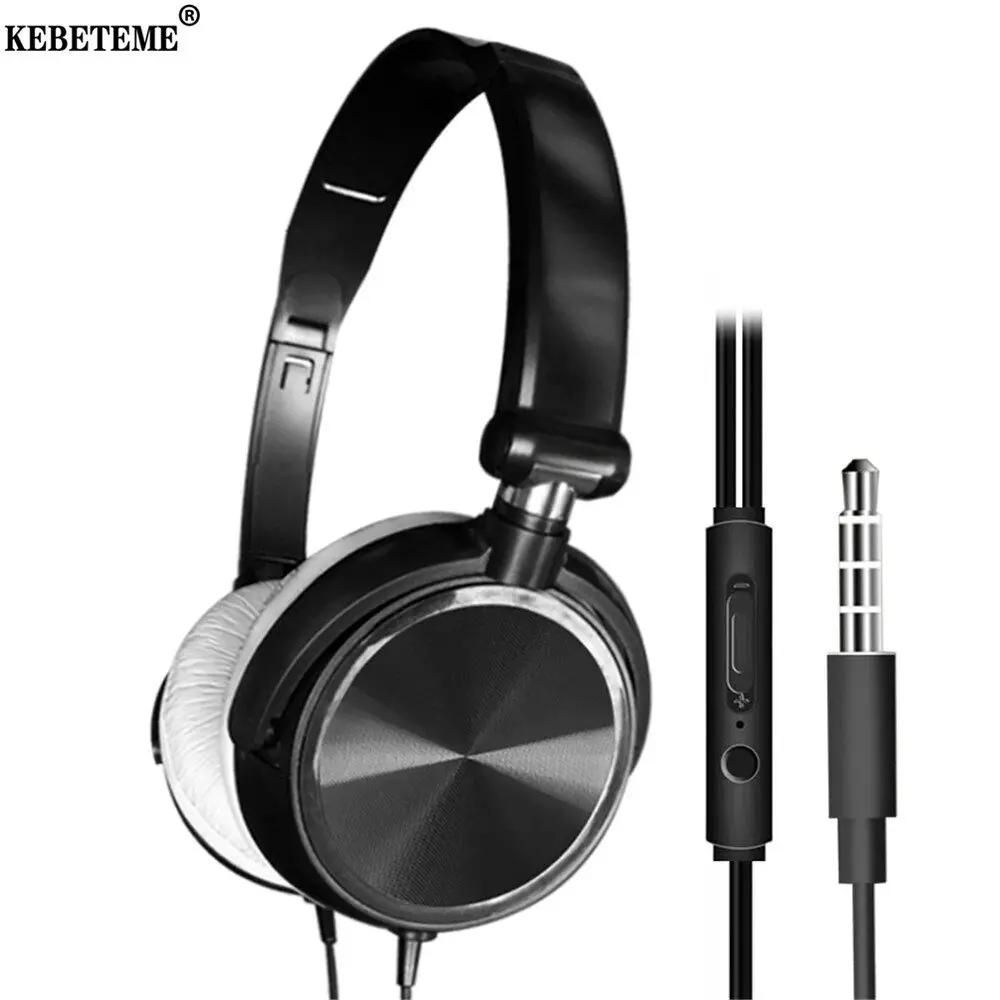 Fon Kepala Berwayar, Kebeteme, Dalam Telinga, 3.5mm, Set Kepala, Bunyi Bes, HiFi, Muzik Stereo, Fleksibel dan Boleh Laras