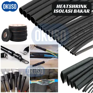 Heatshrink Tube Isolasi Bakar Heat Shrink Selang Bakar Selongsong Kabel Bakar Per Meter