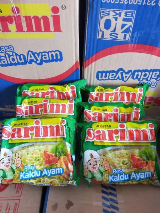 Mie instan sarimi kaldu ayam 1 dus isi 40 bungkus Kuah 2
