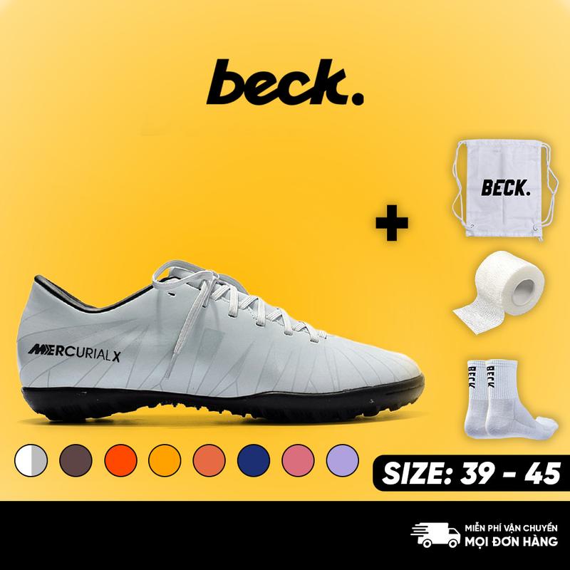 Giày Bóng Đá Me Cua Ri Ô, Vic 6, BECK, Đế Đinh TF, Bám Sân, Các Màu Sắc, Sân Cỏ Nhân Tạo