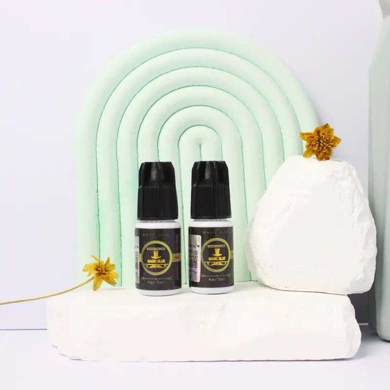 Keo Nối Mi MAGIC GLUE (Chính hãng), Siêu Bền-Ít Cay, Set 2 Chai (3ml/1 chai) - Dụng Cụ Nối Mi Thúy Hà Mỹ Phẩm Cosmetic 5