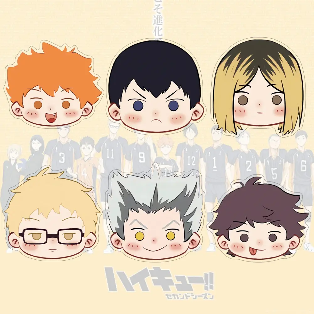 Acrylic Phone Bracket Haikyu Cute Phone Grip Cartoon Creative Fashion Phone Holder