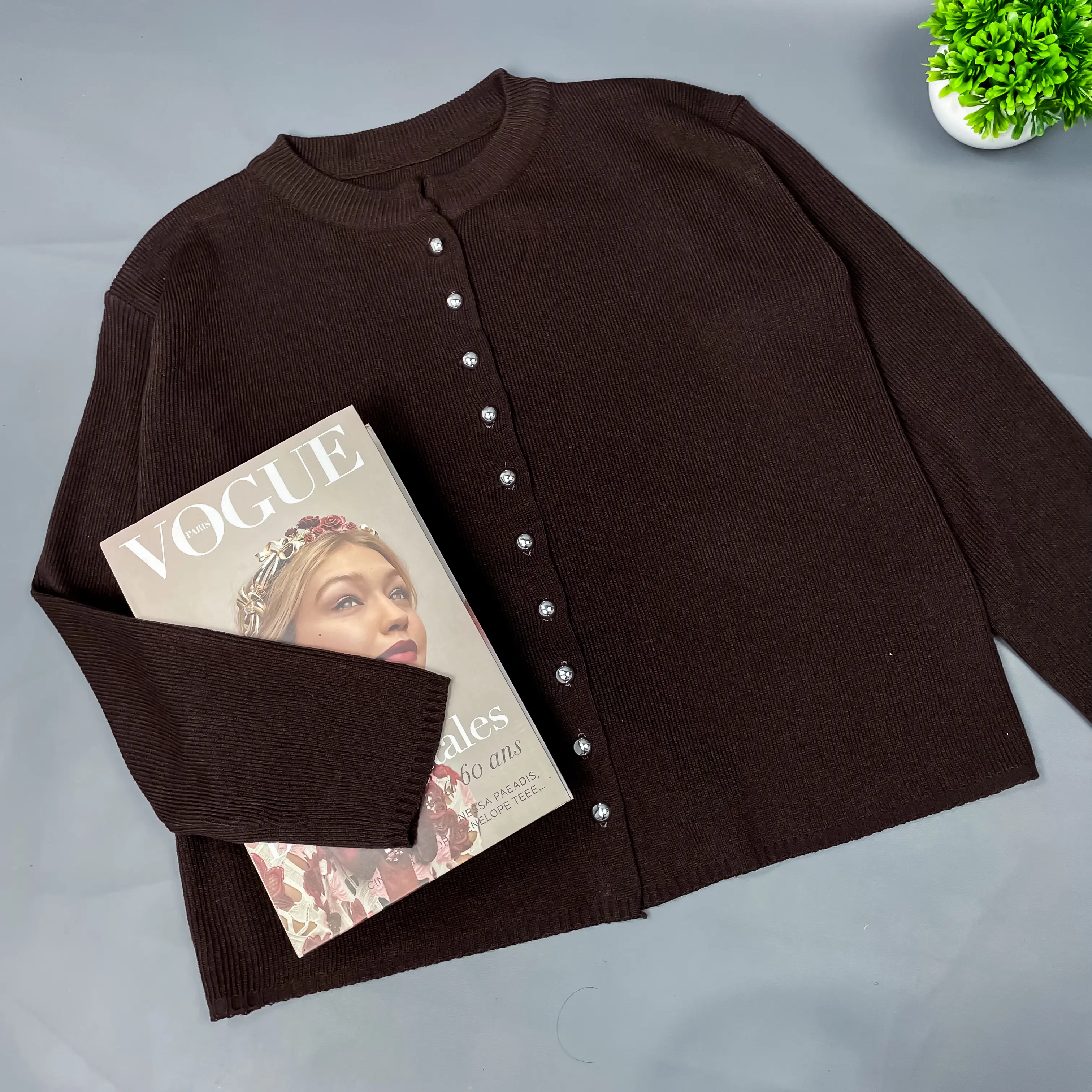 ALZI Callraa Knitwear Premium Cardigan rajut wanita Atasan wanita Knit Cardigan Button LIMITED Baju  Kardigan Tebal Panjang