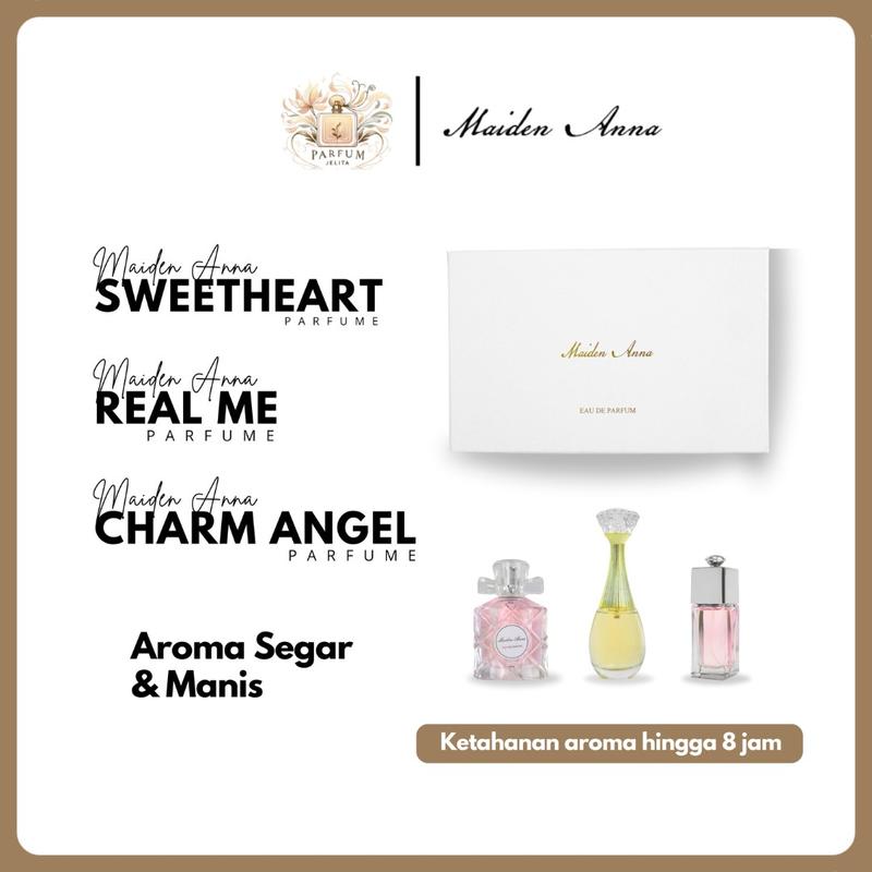 Product Introduction of MAIDENN ANNA 3IN1 I EDP Perfume Wanita White Gold 30Ml 0
