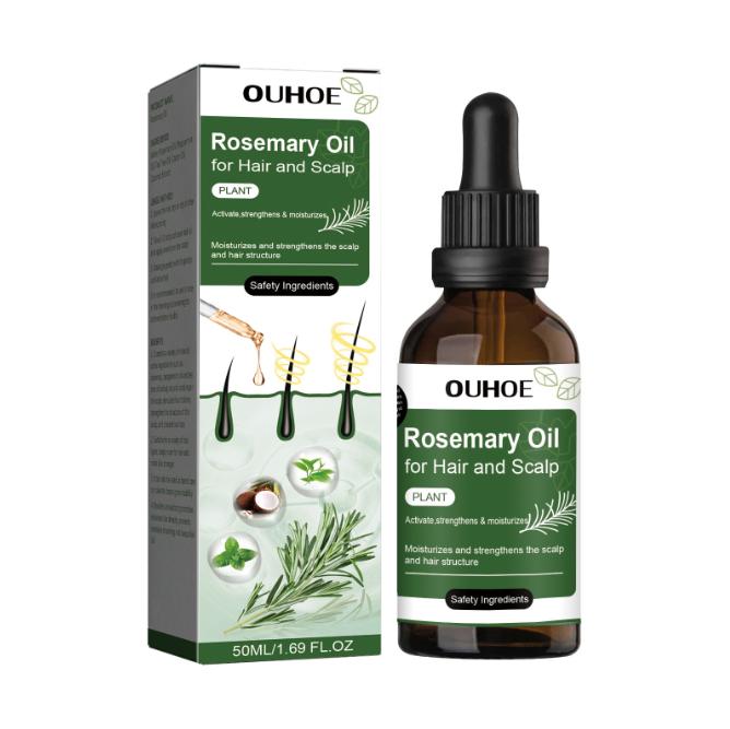 Product Introduction of Rosemary hair oil hair tonic penumbuh rambut dengan cepat dan botak tebal serum rambut rontok Hair growth serum Minyak 21