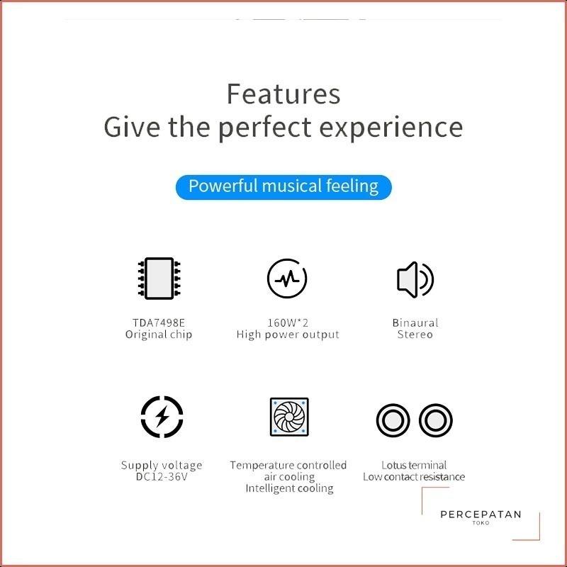 Wuzhi Audio | TDA7498E daya tinggi digital power amplifier papan 2.0HIFI stereo daya tinggi 160W * 2 dukungan BTL220W zk Wuzhi Audio | TDA7498E daya tinggi digital power amplifier papan 2.0HIFI stereo daya tinggi 160W * 2 dukungan BTL220W zk
