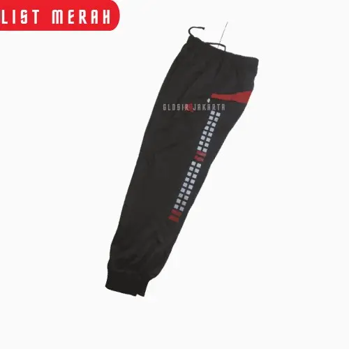 P»IN CELANA TRAINING PRIA CELANA OLAHRAGA WANITA CELANA JOGGER PRIA WANITA - LIST PUTIH, ALL SIZE N♥SK 2