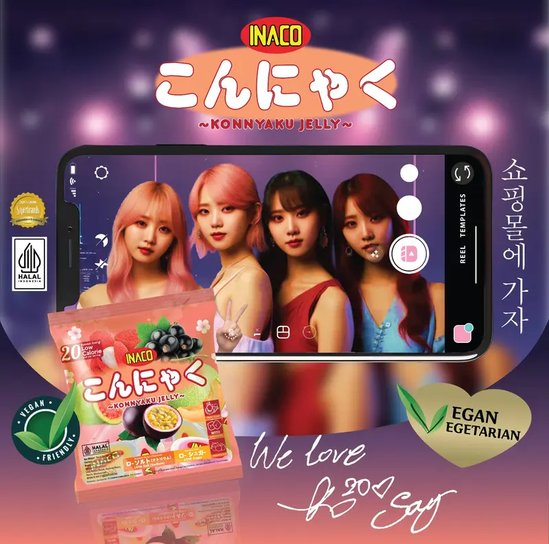 Inaco Konnyaku Jelly - LOW Rendah Kalori 4