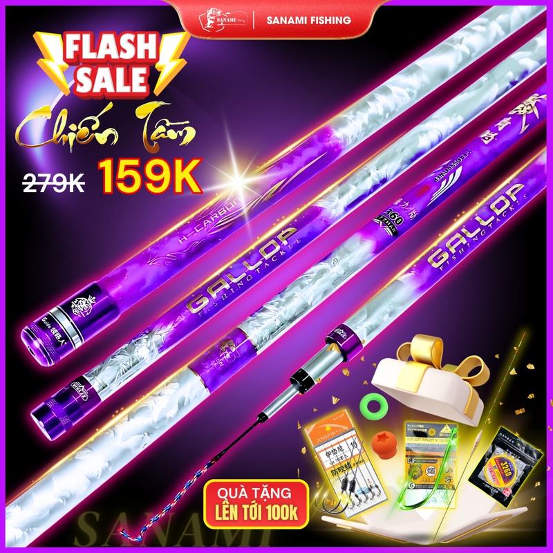 Cần Câu Tay Chiến Tầm 5H,6H,8H Cần Câu Đơn Câu Đài CT48 - Sanami Fishing Đi Câu Bắt Cá Câu Cá