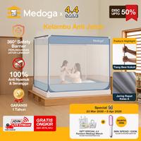 Gambar [Medoga x Bundapedia] Medoga Kelambu Tidur Polos Anti Jatuh Anti Nyamuk Bayi Anak Dewasa 120 160 180 200 - No Bundling, 120 x 192 dari kelambu medoga Kota Tangerang 1 Tokopedia