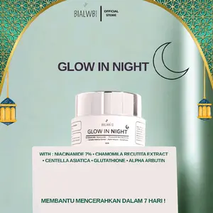 [SPECIAL EVENT 4.4] [GLOW IN NIGHT] CREAM MALAM BIALWBI GLOW IN NIGHT 12,5gr