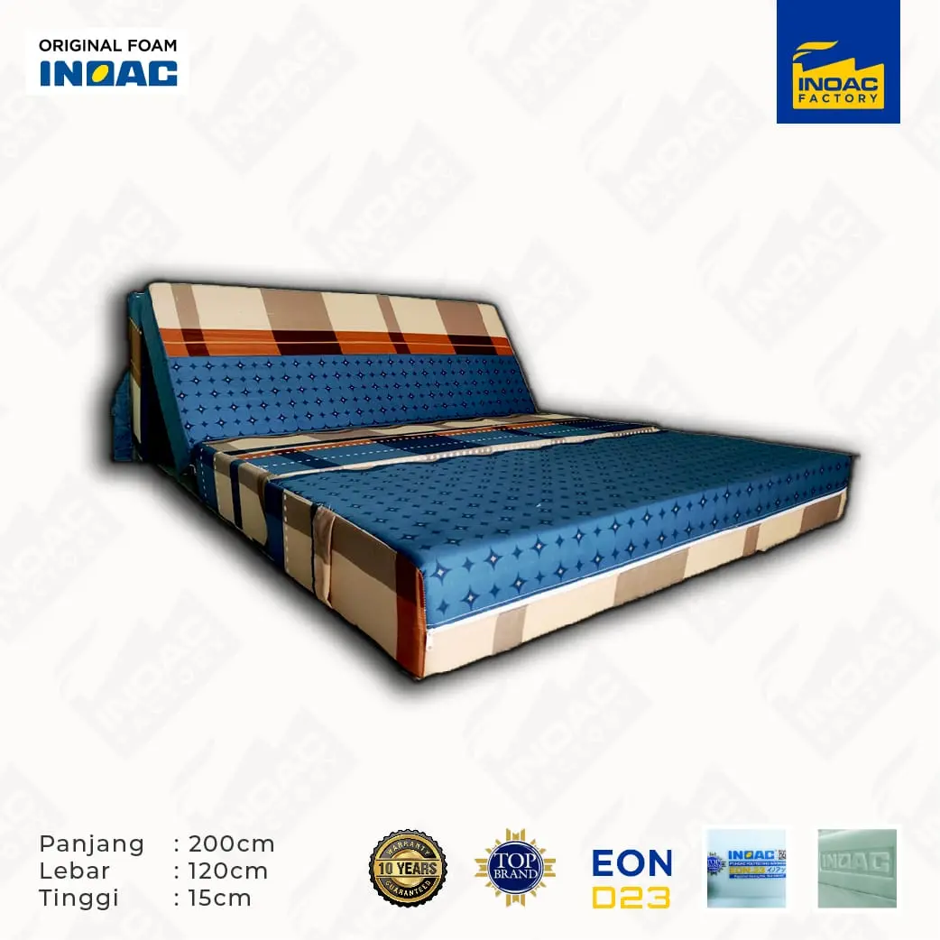 Kasur Lipat Inoac 200x120x15 Eon D23 Original - Garansi Resmi 10 Tahun - Furniture