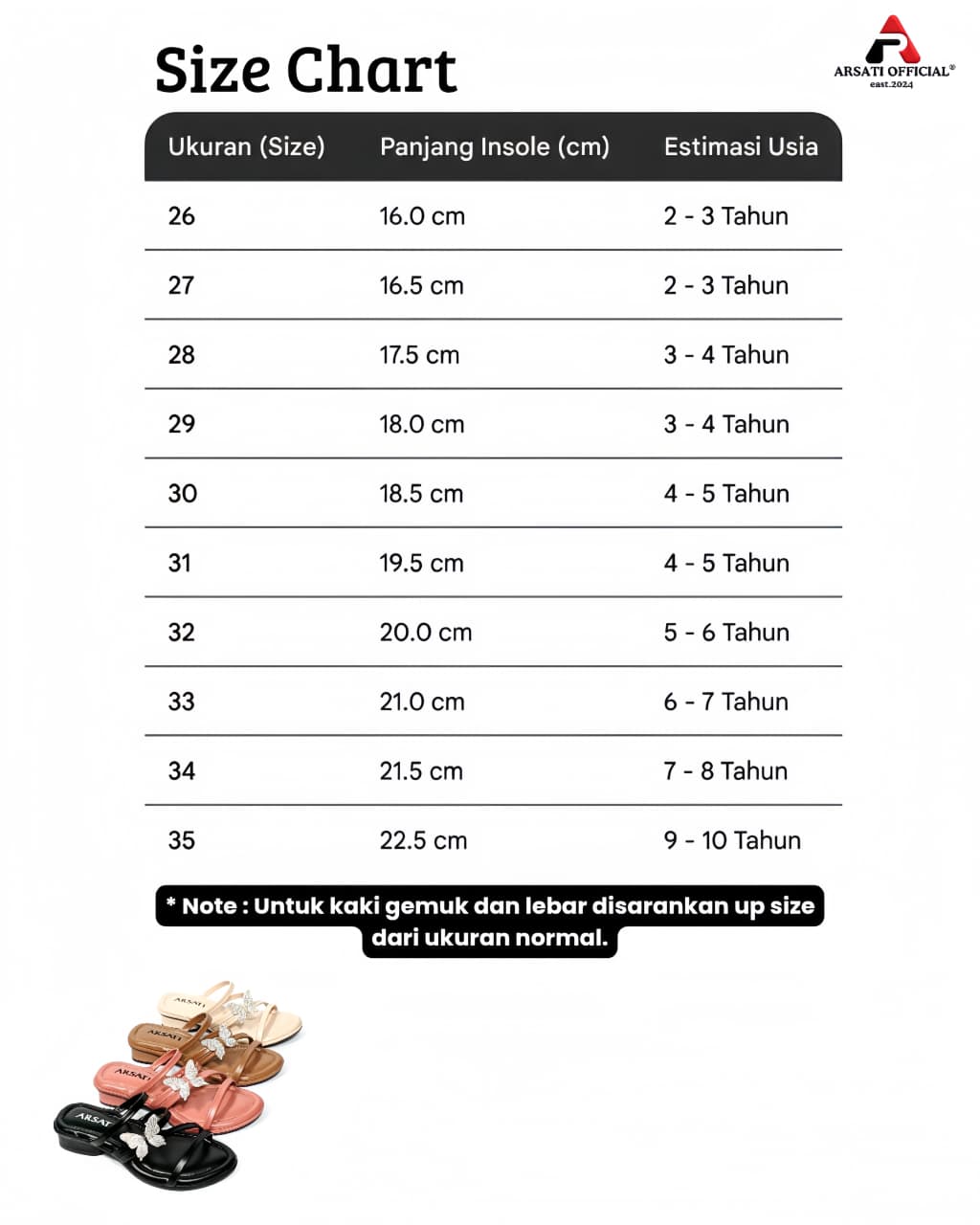 Arsati Lillie - Heels Pesta Anak Perempuan Hak 3cm Empuk Kekinian Terbaru Sandal Selop Anak Cewek Arsati Lillie - Heels Pesta Anak Perempuan Hak 3cm Empuk Kekinian Terbaru Sandal Selop Anak Cewek