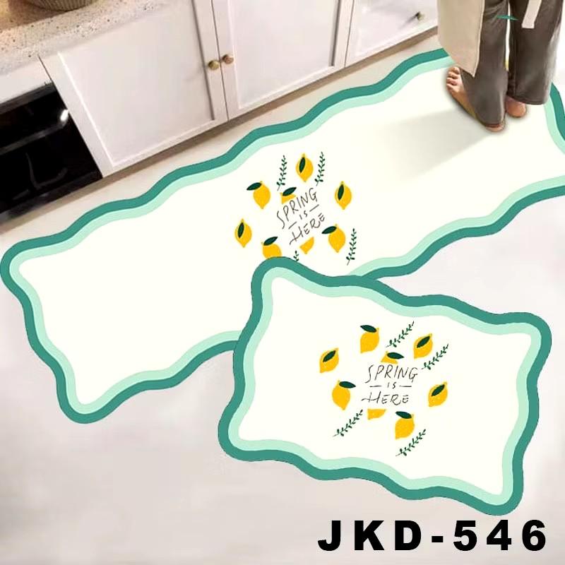 Product Introduction of Keset Dapur 2 in 1 Door Mat Trendy Keset Kaki Dapur Kamar Tebal Anti Slip rumbai 28