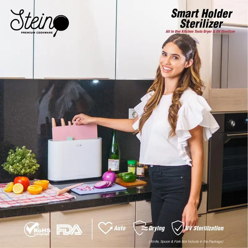 [EXCLUSIVE JORDI ONSU] STEIN Smartboard with UV Sterilizer | Alat Masak Talenan Cutting Board Sterilizer 5