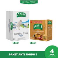 Gambar Paket Anti Jompo 1 ( 2 Box AMH Kambing etawa variant Original (20 Sachet) 2 Box AMH Jahe Merah Gula Aren Pisah FB @ 5 Sachet (10 Sachet) ) dari AMH Official Shop Kota Administrasi Jakarta Barat 1 Tokopedia