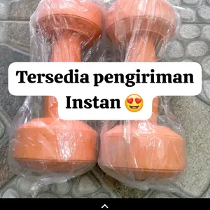 barbel 1kg 2 biji ( 1kg + 1kg )  sudah isian - cewe