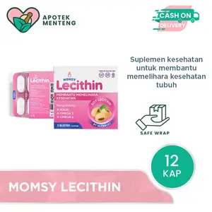 Terlaris Momsy Lecithin 12 Kapsul - Membantu Melancarkan Asi