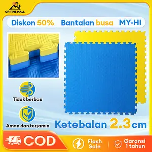 【MY-HI】 Karpet Taekwondo Matras Anti-Selip untuk Foam Matras Bela Diri Matras Tebal 100x100x2.3cm