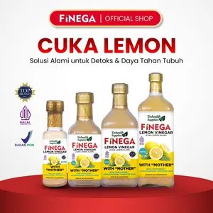 Dehealth Supplies FINEGA CUKA LEMON Kemasan Kaca