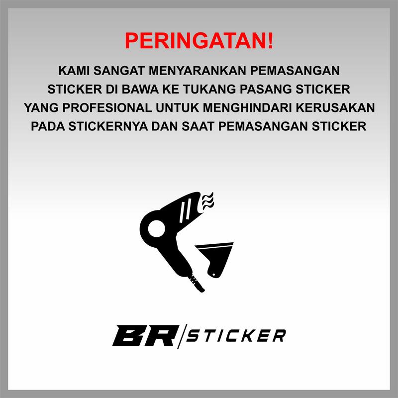 decal sticker full body honda revo x fi motif keren BRS.01 - Motorcycle 4