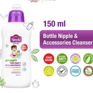 SLEEK BABY Pouch 70ml  / SLEEK Bottle 150ml Bottle Nipple & Accessories Cleanser