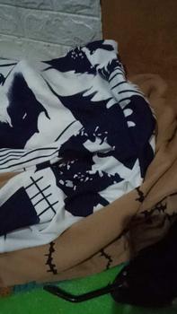 Product Review of Mode Syantik | DAPAT 2 SETELAN JUMBO BAHAN VOXY MOTIF BERCAK DAN SPRING [BISA COD] from R**💞 0