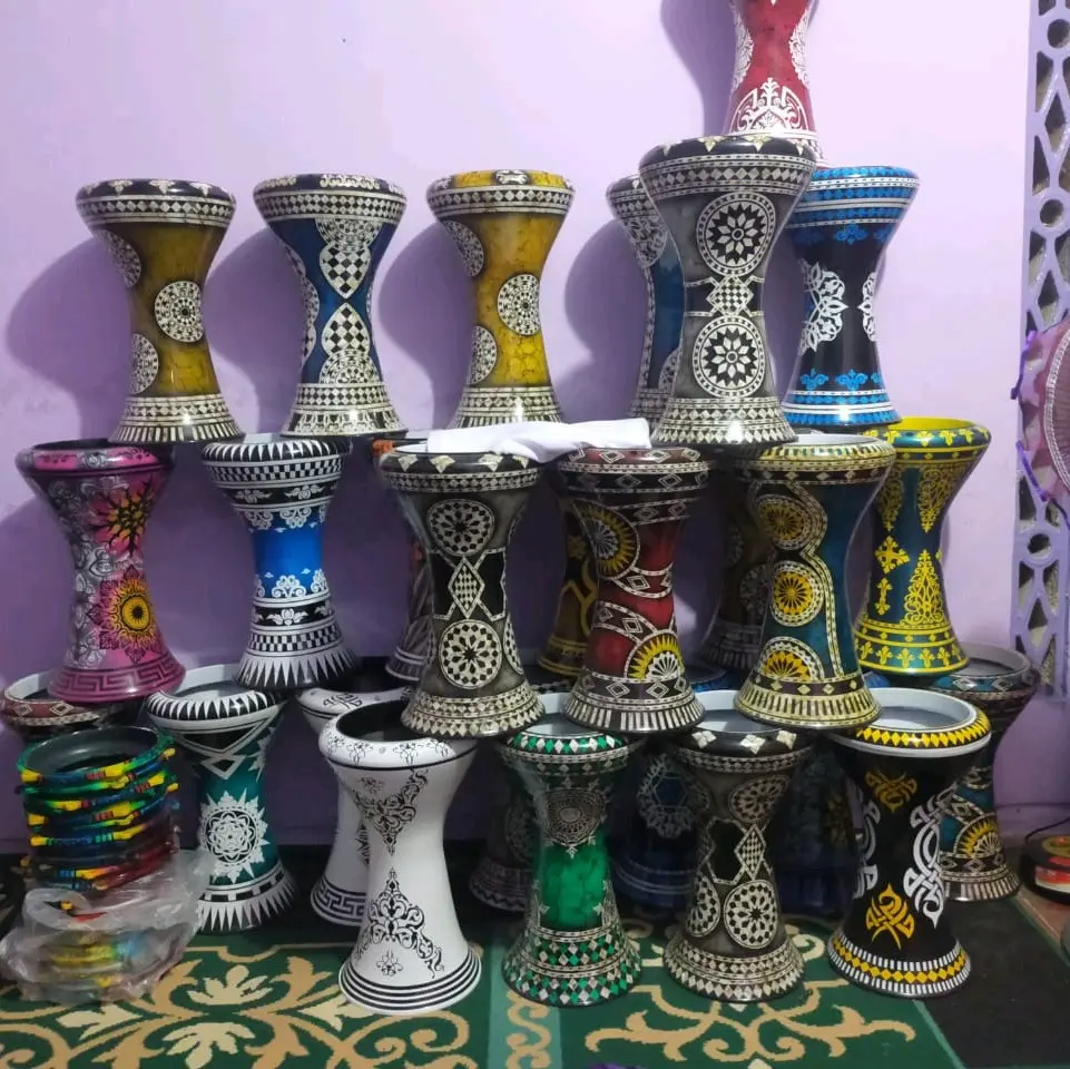 SQ Percusion Darbuka Motif Antik Full Set - 8inc - Toys