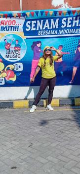 Product Review of kaos aerobik baju atasan olahraga wanita terbaru kaos olahraga wanita kaos senam zumba atasan olah raga kaos aerobic katun combad 30s gold series Sport from v**y a**a 0