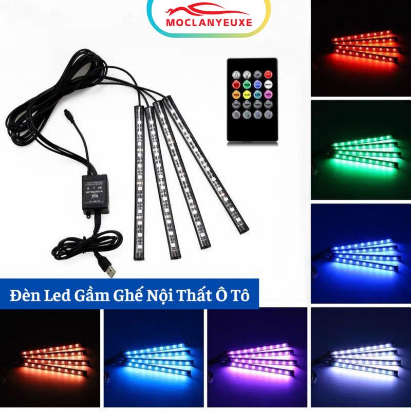 Đèn Led Gầm Ghế Nội Thất Ô Tô Nháy Theo Nhạc , Phụ Kiện Led Nội Thất Xe Sang Trọng - Mộc Lan Yêu Xe