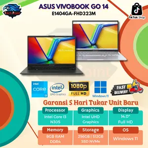 ASUS VIVOBOOK 14 E1404GA I3 N305 8CORE 8GB 256GB W11+OHS 14.0FHD