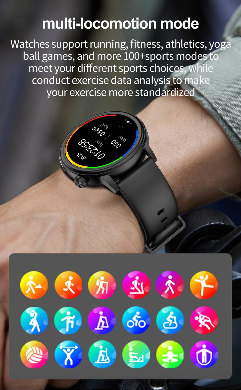 Product Introduction of Jam tangan pintar Non-Invasive Blood Glucose Blood Lipid Uric Acid Smartwatch ECG Body Temperature Blood Pressure Monitoring Untuk Pria Wanita Bluetooth Call Tahan air Bracelet VS ET481 ET310 ET470 26