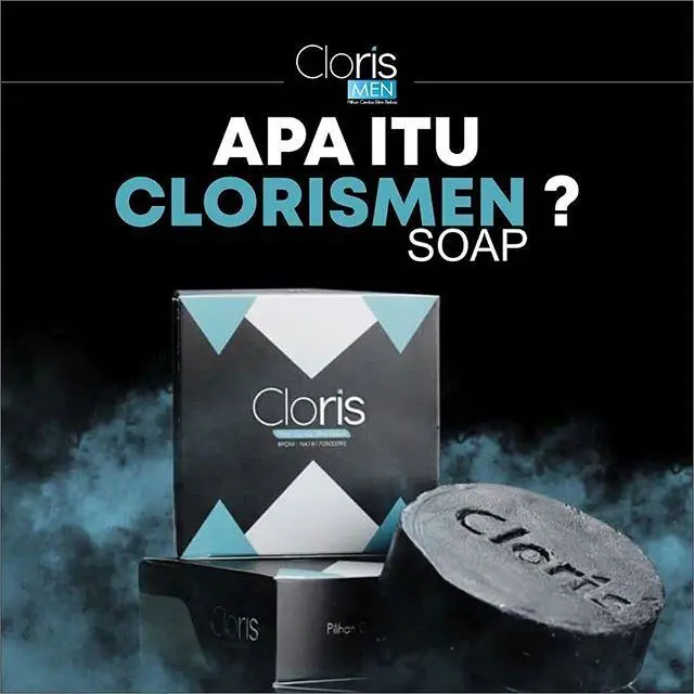 CLORISMEN Soap 80 gram Facial Wash Perawatan Wajah Pria 2