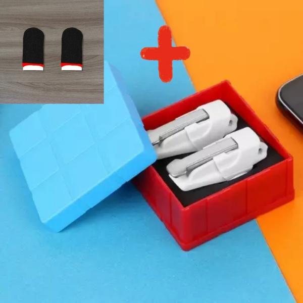 Nút bấm chơi game được thiết kế để chơi PUBG và Free Fire làm từ nhựa ABS và hợp kim bền bỉ cực kỳ nhạy là phụ kiện trong bộ đồ chơi điện tử Free Fire.