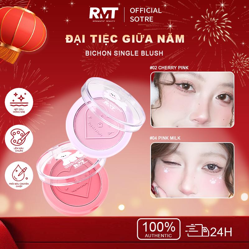  Ra Ngoài Nhanh Romantic Beauty Phấn Má Hồng Single Bichon Matte Tự Nhiên Làm Sáng Da Màu Hot Cho Trang Điểm Đi Làm 