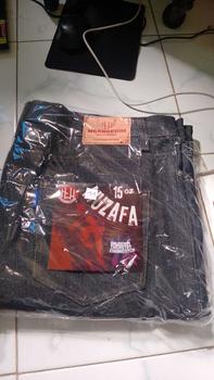 Product Review of WORNDENIM-Bigsize Muzafa Series-raw denim 15 oz-buttonfly-sanforized-slimstright-non stretch Celana Panjang from ☠**️ 0