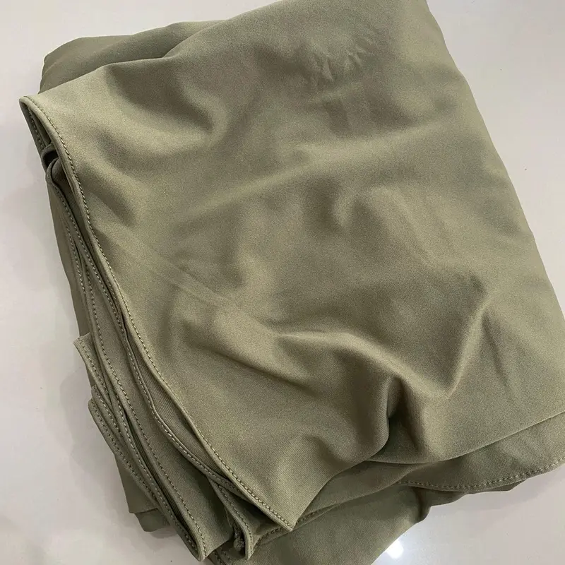 hijab jilbab Pashmina jersey  stylish modis kekinian mleyot premium Cantik Muslim Kerudung Instan Wanita Hitam 3