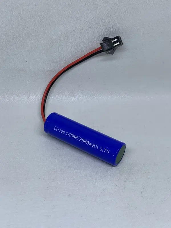 Baterai RC 14500 3.7V 3000mah Li- ion Socket Kecil 2pin Batre Rakit 3,7V 3000mah soket Hitam Control Mainan Anak 4