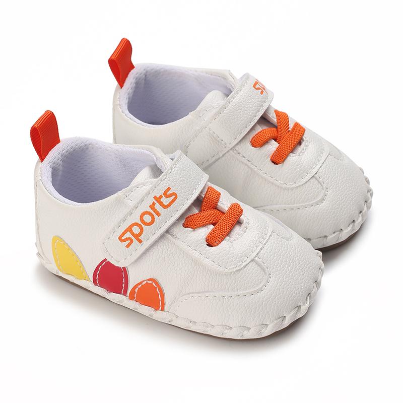 Product Introduction of Baby Shoes Newborn PU Leather Pure White Infant Casual Shoes Classic Boy Girl Patchwork First Walkers Soft Sole Walking 27