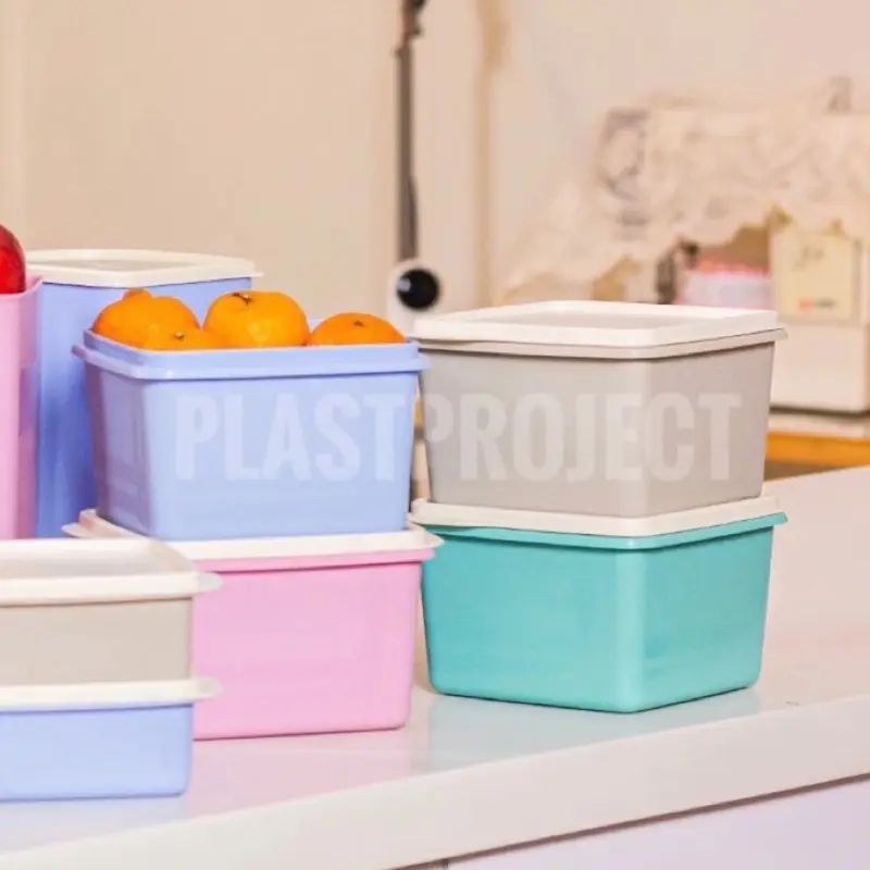￼Monas Kotak Makan BPA free / Food container / tempat makan 1200 mL / toples multiguna / toples serba guna Pastel 1,2 L SW Beauty / foodbox hampers lebaran idul adha 0