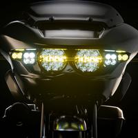 Gambar KRAUS Full Deck Light Kit - With Denali Lighting + SNAP On lens Headlight Amber ('24+ Road Glide) #ST-LT-24 + DNL.D14.050 dari BANDUNGPARTS Kota Bandung 4 Tokopedia