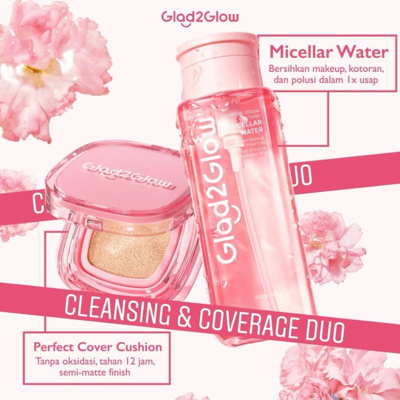 [[BUNDLING SET]] ISI G2G MICELLAR WATER JUMBO + CUSHION GLAD2GLOW 0