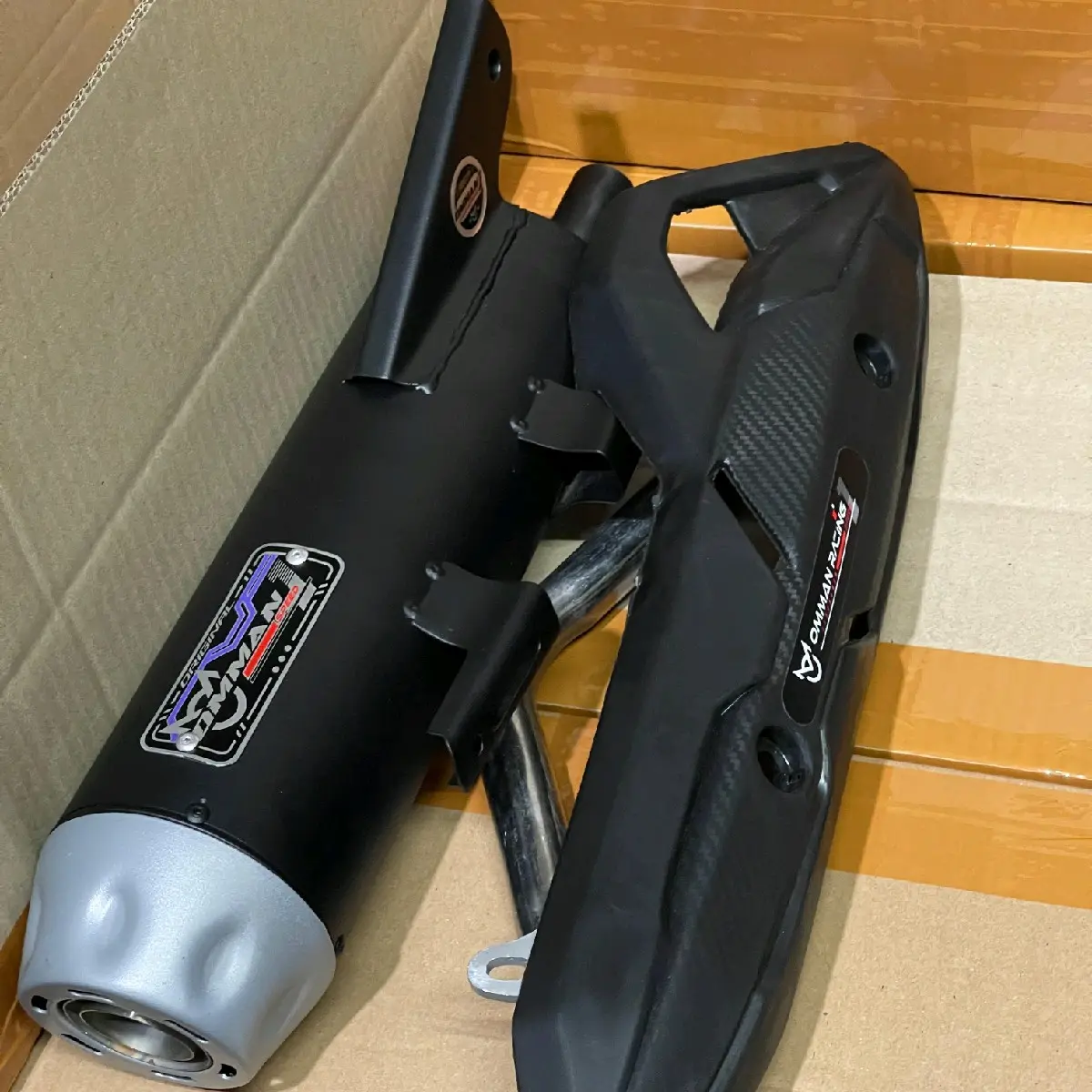 knalpot model tzm cover airblad original omman racing suara ngbas adem udah pnp fullset Motorcycle
