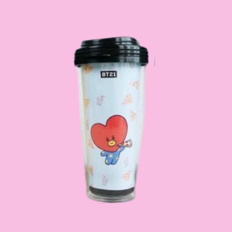 Tumbler insert paper BT21 free photocard 3
