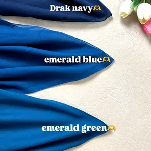 Hijab Segi Empat Paris Jadul Varisha/redrose /tanpa label Jilbab Warna Terlaris Kekinian Soft Muslim Kerudung