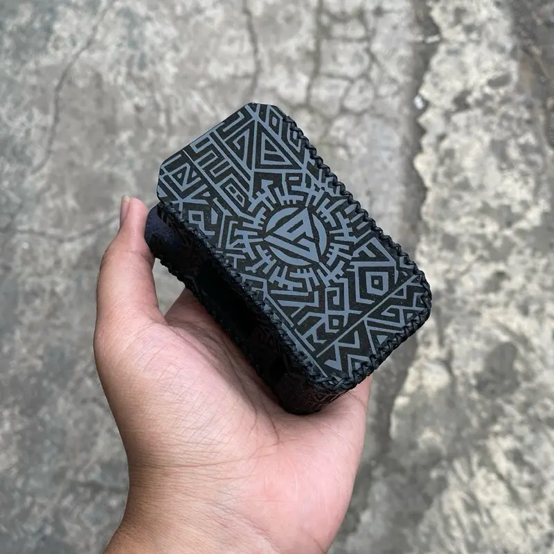 Leather Sleeve Case Dovpo Vee 2 Aztec Hitam
