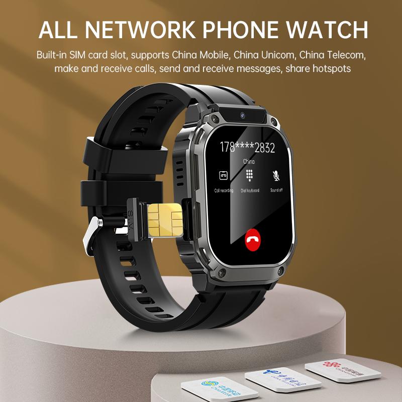 Jam Tangan Pintar Android, Q80 I1, dengan Kad SIM, Solt dan WiFi, GPS ...